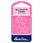 Bra Hooks & Clasps: Clear: 9mm