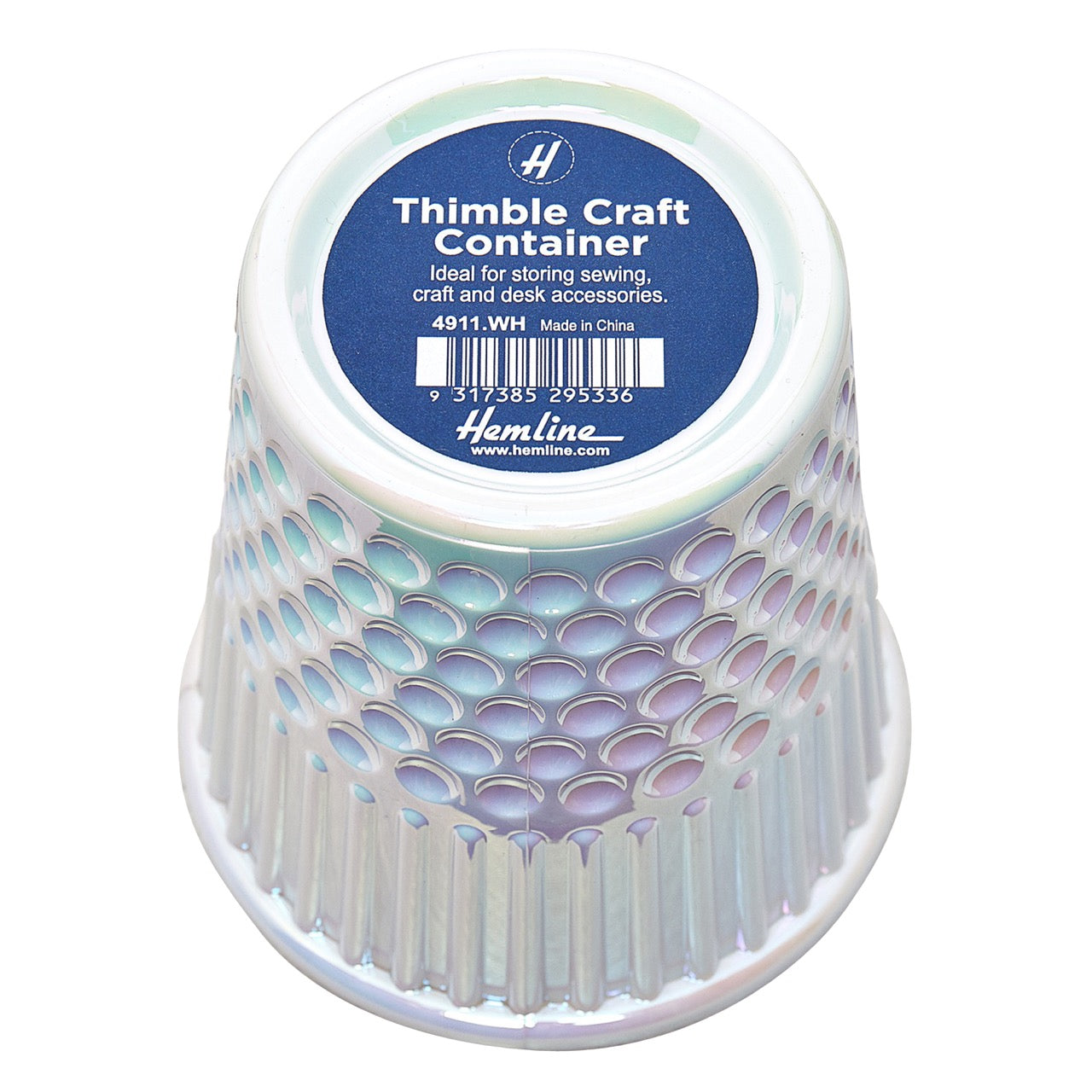 Thimble Desk Craft Organiser: Pearl White