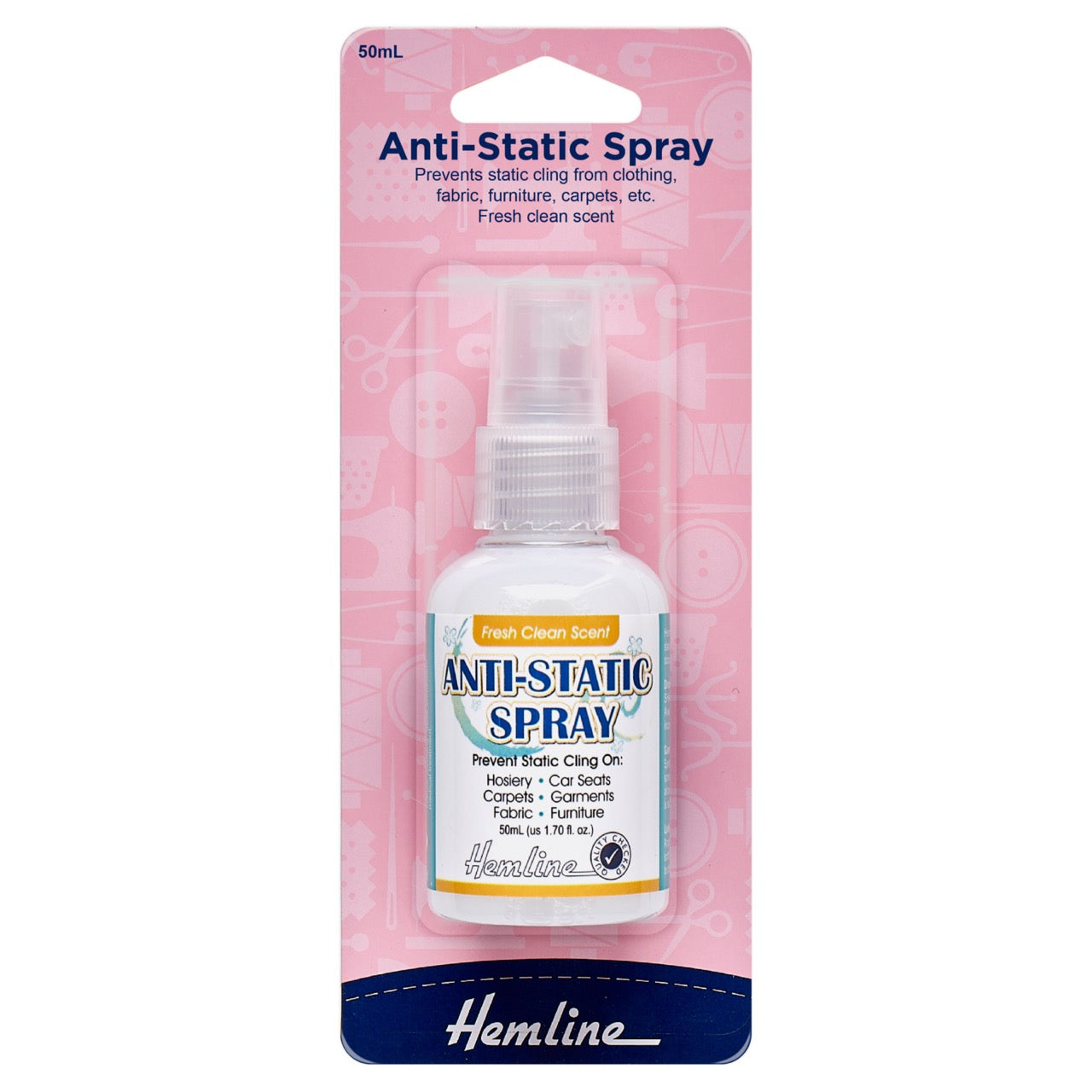 Anti-Static Spray: 50ml