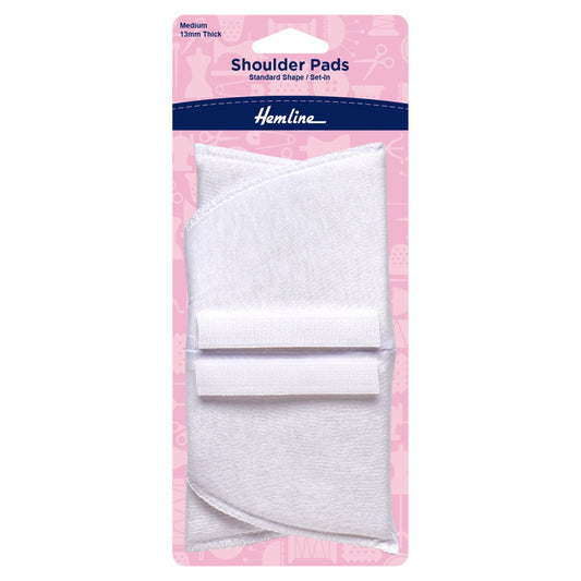 Medium Shoulder Pads - White