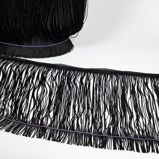 Black Fringe - 20cm