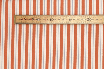 Seas the Day stripe coral red