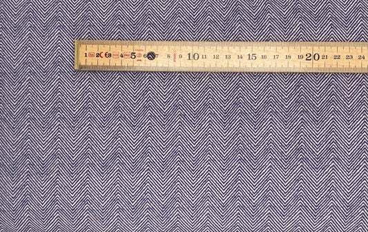 Dark blue herringbone - Flannel