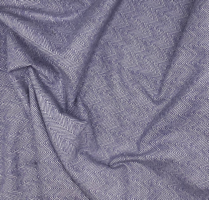 Dark blue herringbone - Flannel