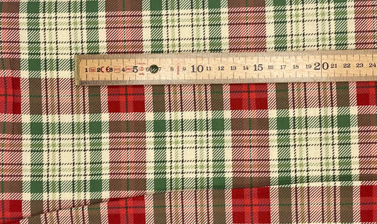 Christmas Plaid - Natural
