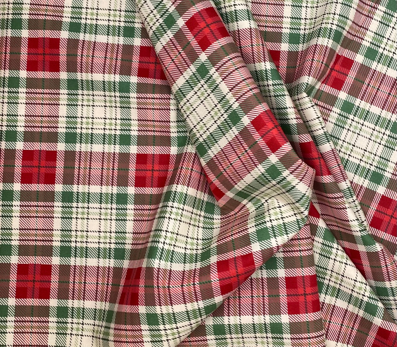 Christmas Plaid - Natural