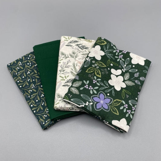 Winters Garden - Dark Green Fat Quarter Bundle