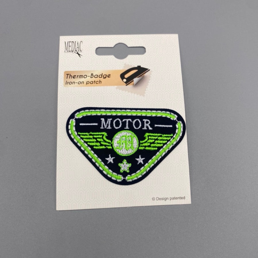 Iron on Motif: Motor Crest