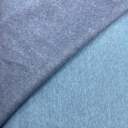 Light Petrol - Sweat Melange Brushed