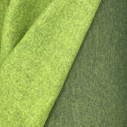 Bottle Green -  Sweat Melange Brushed