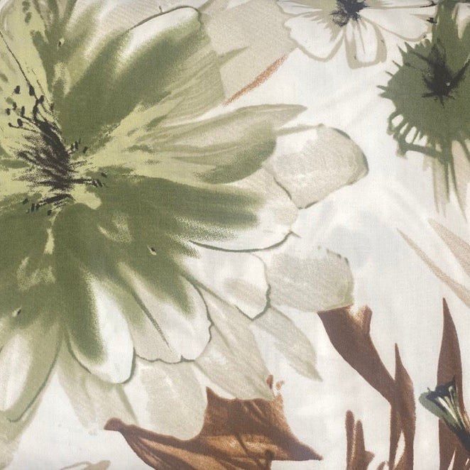 Earthen Floral - Viscose Mix