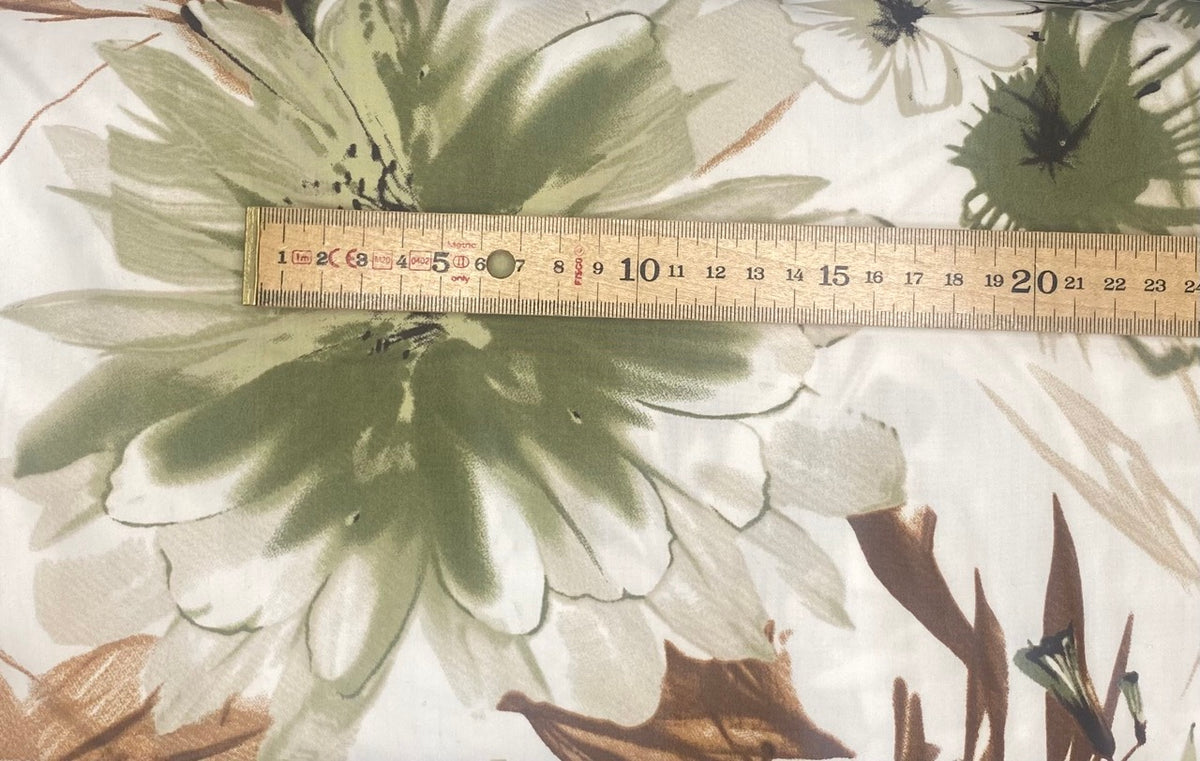 Earthen Floral - Viscose Mix