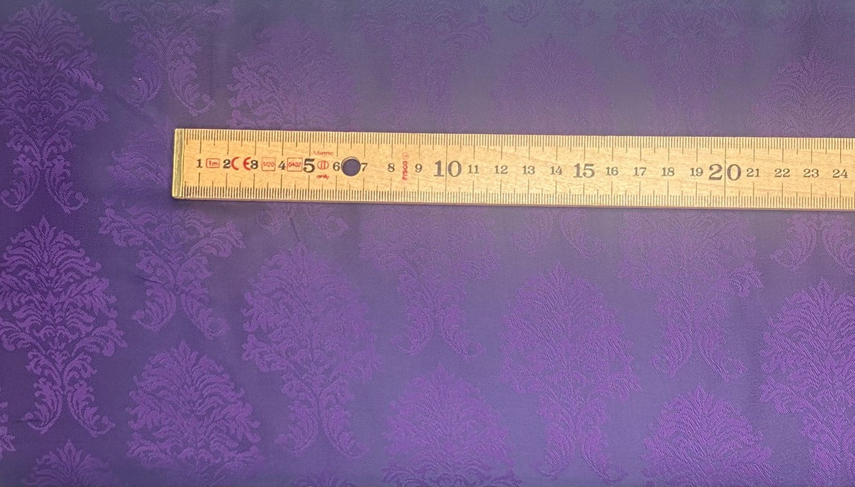 Purple Emblem- Acetate Viscose Lining