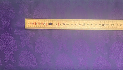 Purple Emblem- Acetate Viscose Lining