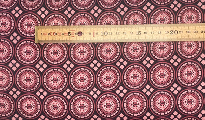 Pink Circle - Polyester Lining