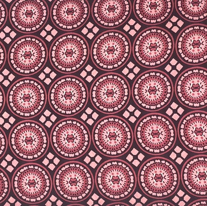 Pink Circle - Polyester Lining