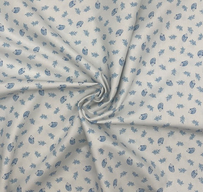 Little hedgehog on cream
