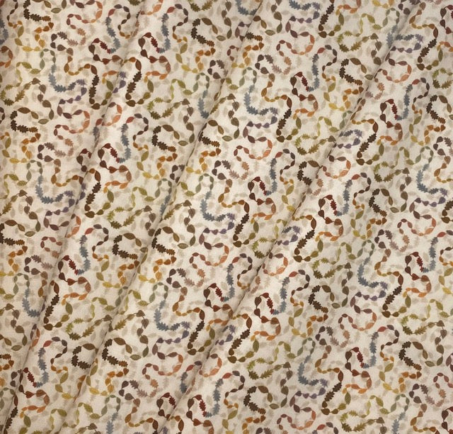 Leafy trail on cream