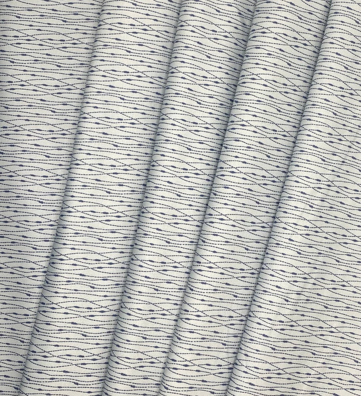 Light blue stitch stripe