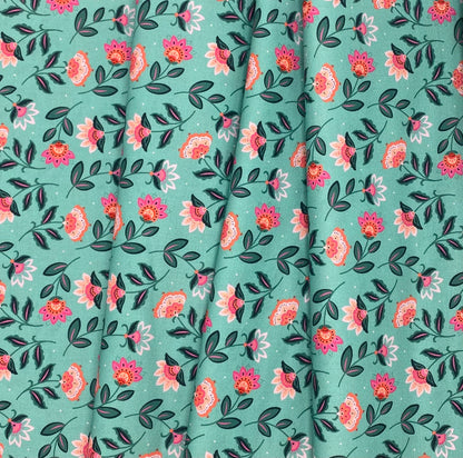 Indian Summer - Teal Flower