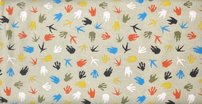 Totally Roarsome Footprints - Flannel