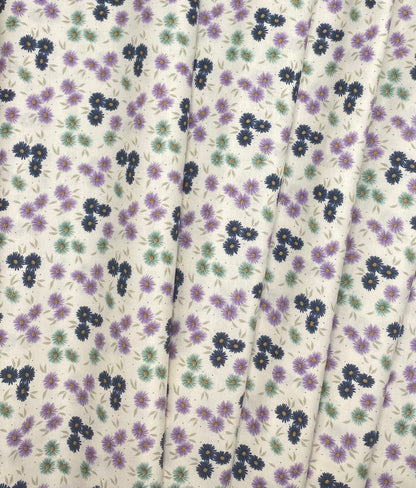 Flower Clusters - Navy