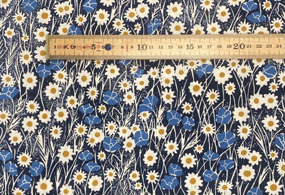 Flower Field - Navy