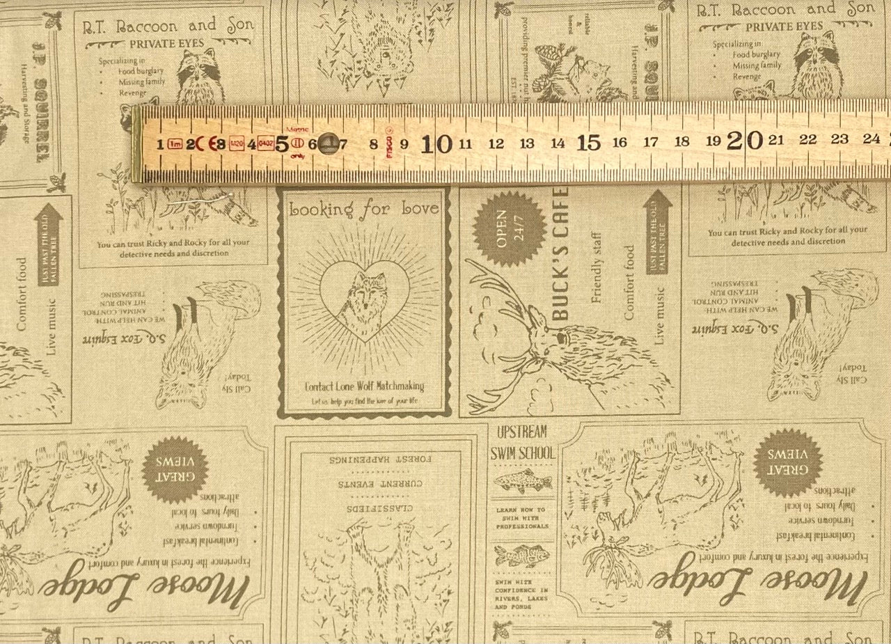 Outdoor Advert - beige