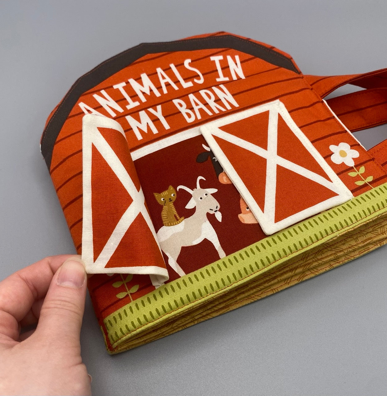 Cut and Sew Panel - Barnyard Book
