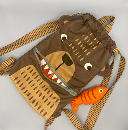 Cut and Sew Panel - Bear Bag
