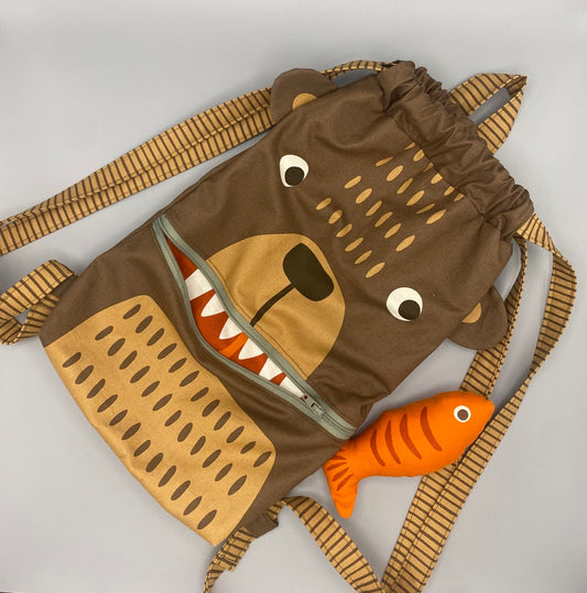 Cut and Sew Panel - Bear Bag