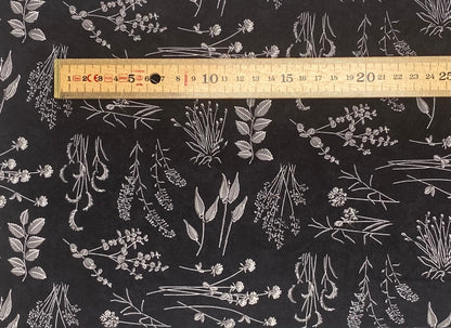 Flower silhouette - Black