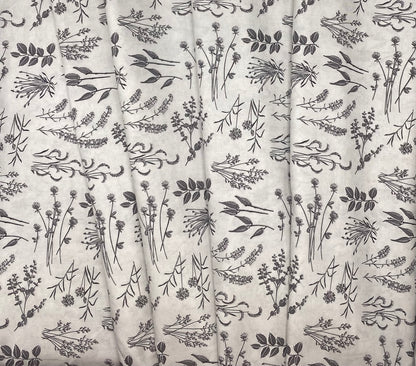 Flower Silhouette - Grey