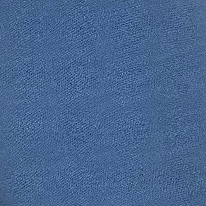Navy Viscose Linen Mix