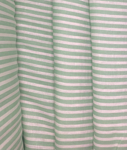 Mint Stripe Linen