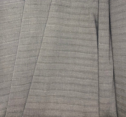 Grey Herringbone - Linen Viscose Mix