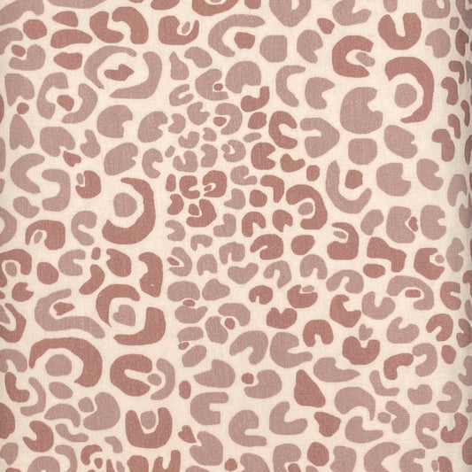 Pink & Lilac leopard Stretch Jersey