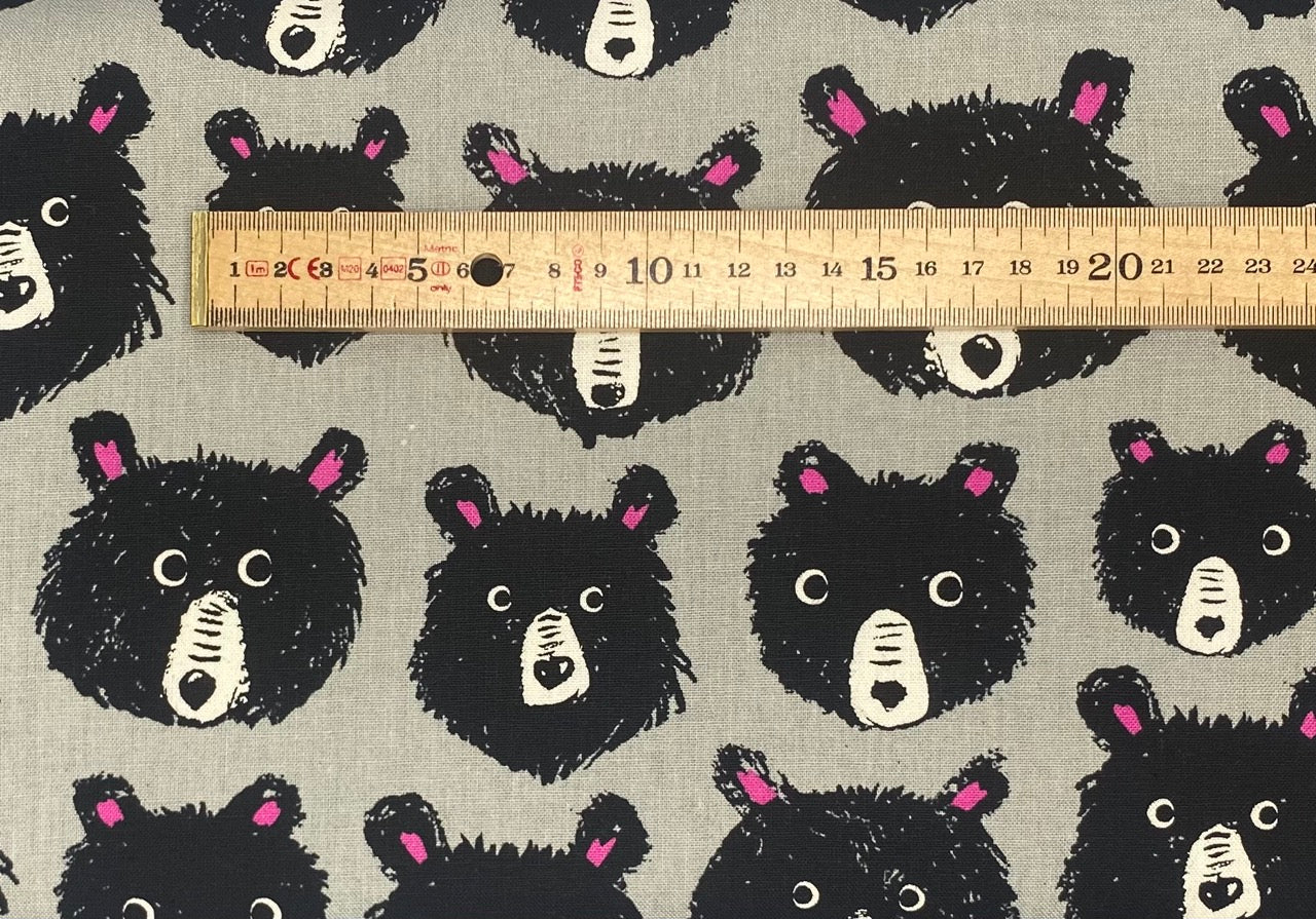 Teddy and the Bears Canvas - Steel