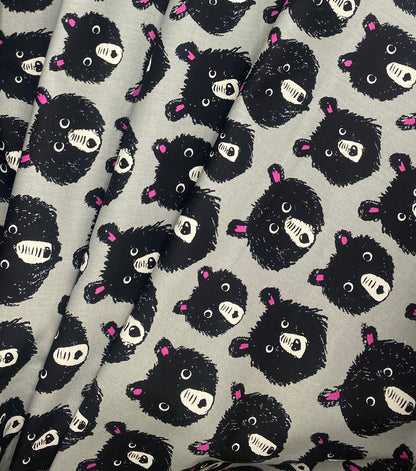 Teddy and the Bears Canvas - Steel