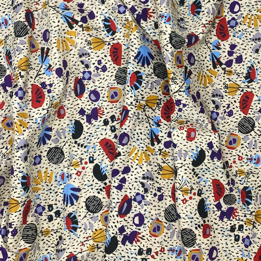 Retro Print - Cotton Lawn