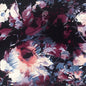 Abstract Maroon Flower - Viscose