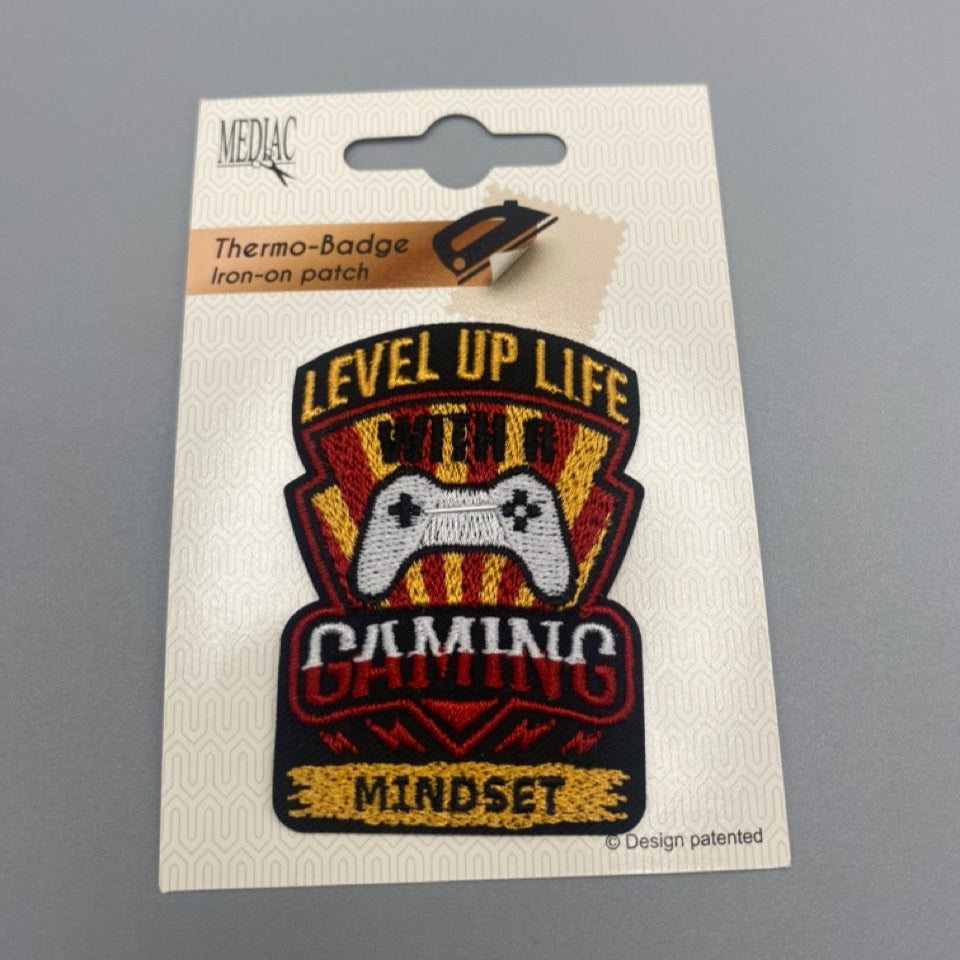 Iron on Motif: Gaming Mindset