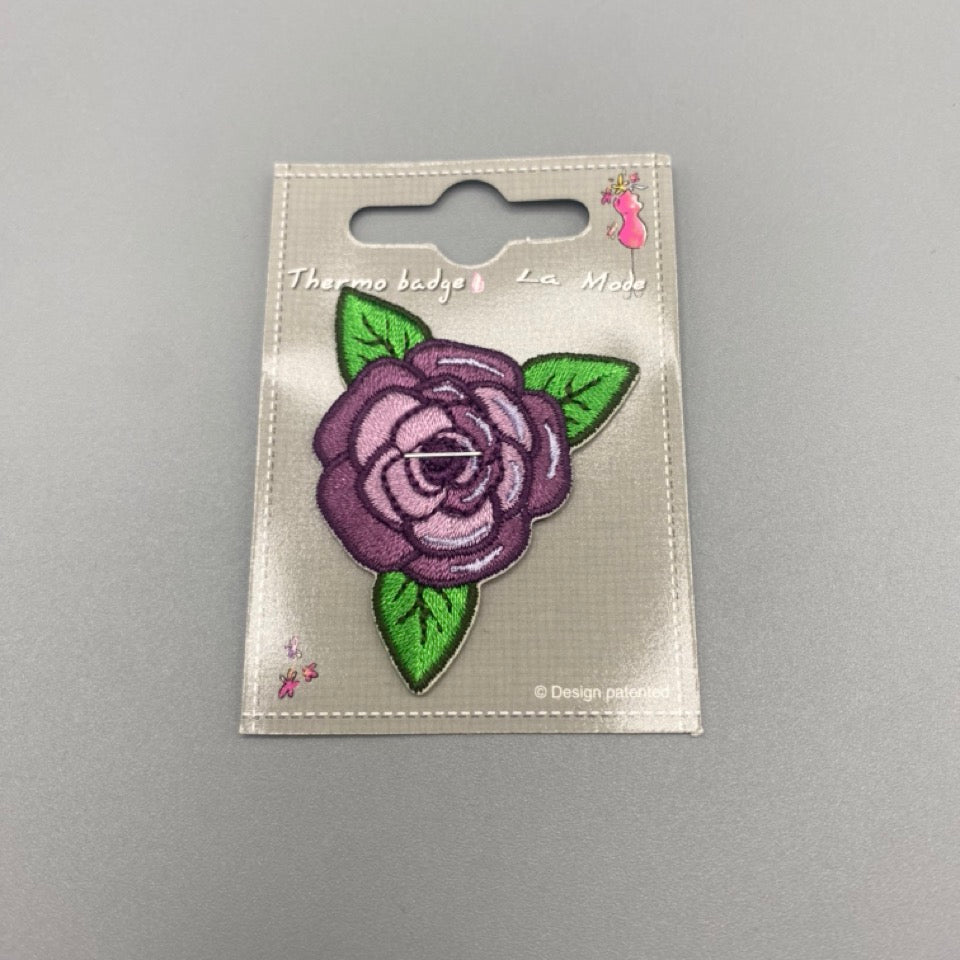 Iron on Motif: Purple Rose