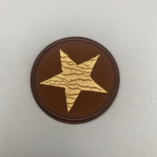 Iron on Motif: Brown Star
