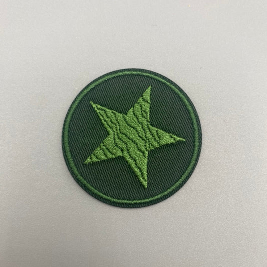 Iron on Motif: Green Star