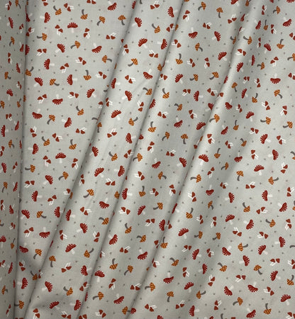 Toadstools on grey