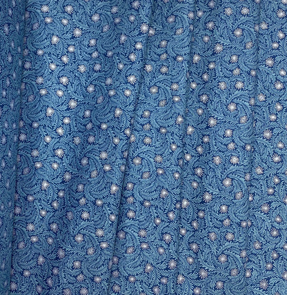 Frosty ice on mid blue with pearl