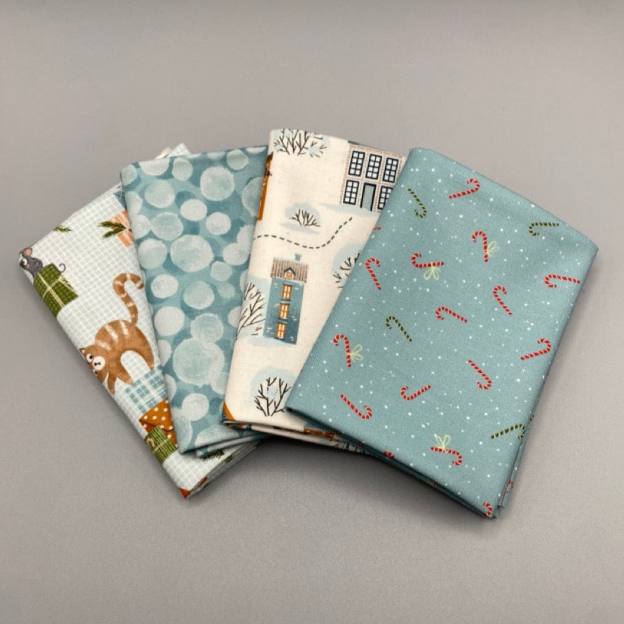 Purrfect Christmas Fat Quarter Bundle