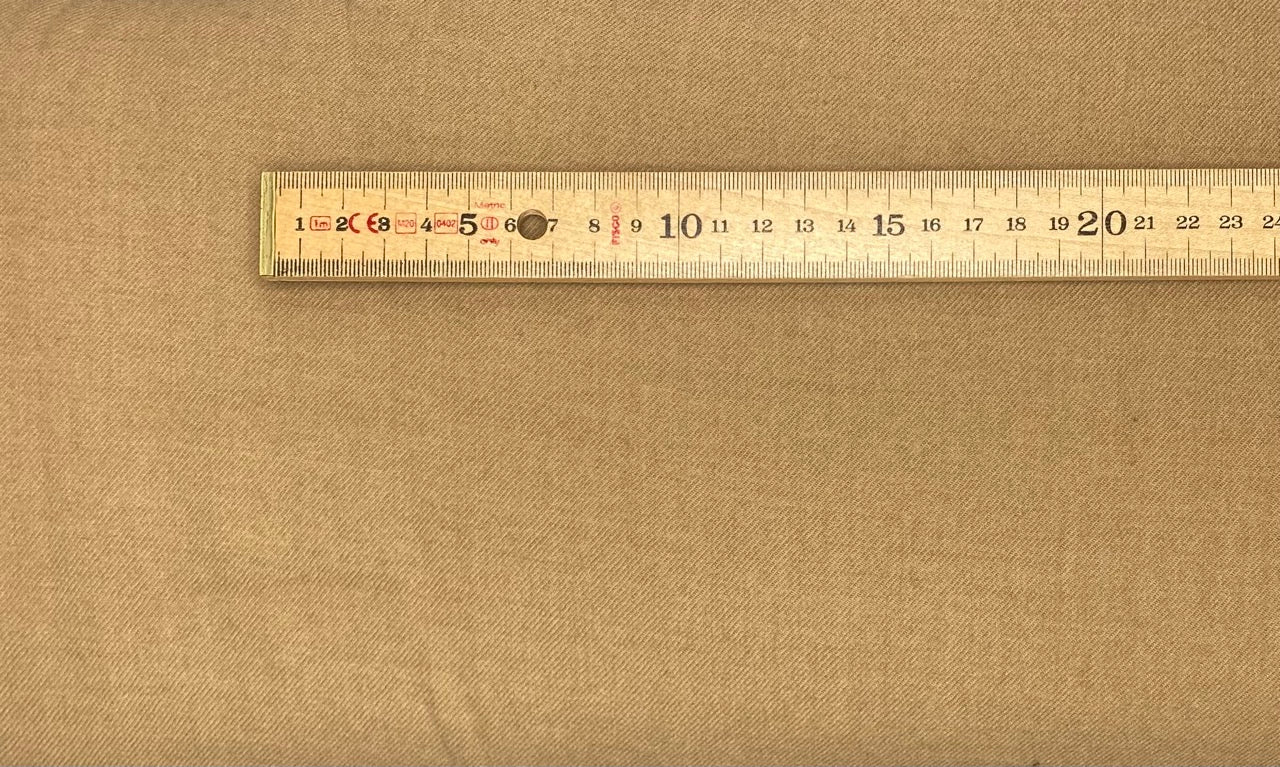 Camel flannel - Wool mix