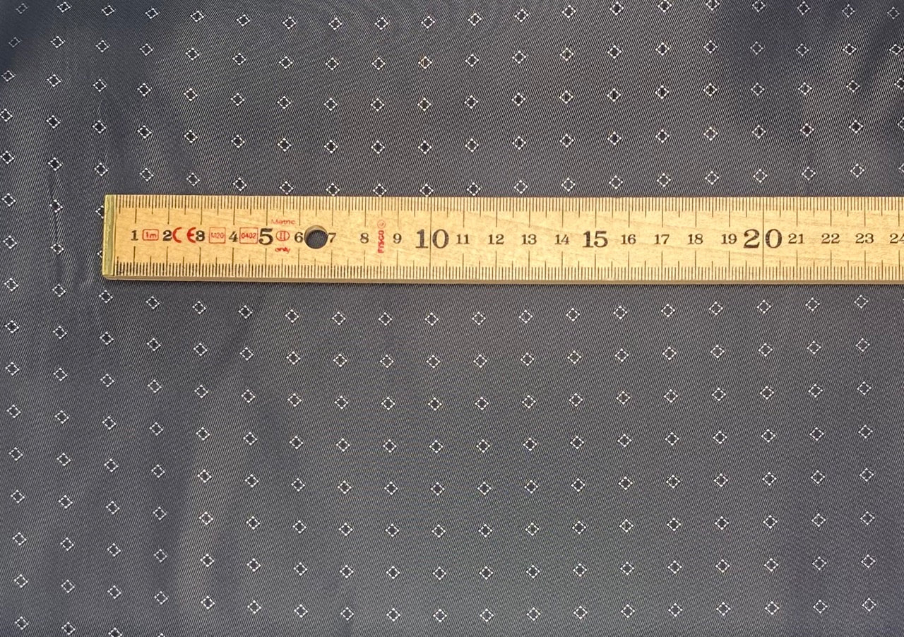 Grey Pattern - Acetate Viscose Lining